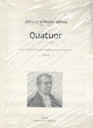 Quartett C-Dur op.22 fr Violine, Viola, Violoncello und Klavier Streicherstimmen