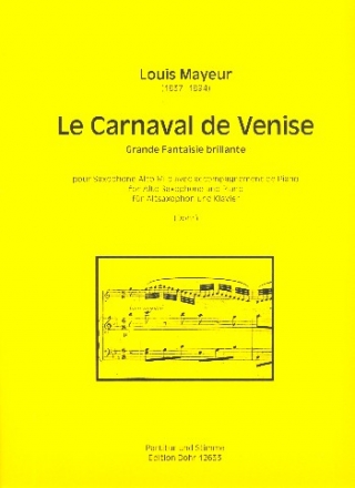 Grande fantaisie brillante sur Le carnaval de Venise fr Altsaxophon und Klavier