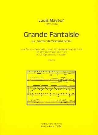 Grande fantaisie sur Norma de Vincenzo Bellini fr Altsaxophon und Klavier