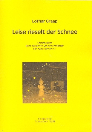 Leise rieselt der Schnee fr 2 Hrner in F Spielpartitur