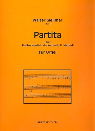 Partita ber Unberwindlich starker Held St. Michael fr Orgel