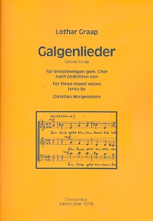Galgenlieder fr gem Chor (SAM) a cappella Partitur