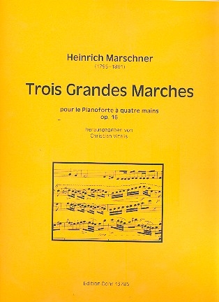 3 grandes Marches op.16 pour piano  4 mains partition