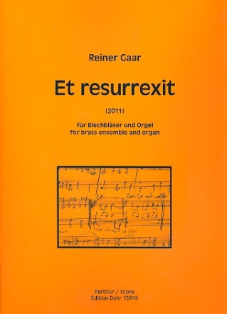 Et resurrexit fr 9 Blechblser und Orgel Partitur (=Orgel)