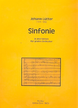 Sinfonie fr Orchester Partitur