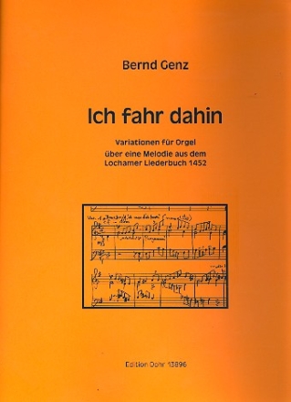 Variationen ber Ich fahr dahin fr Orgel