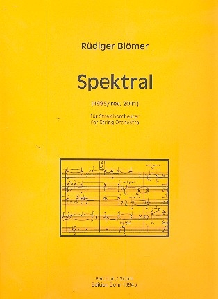 Spektral fr Streichorchester Partitur