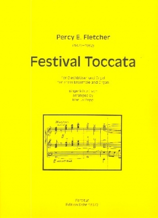 Festival Toccata fr 4 Trompeten, 4 Posaunen, Tuba, Pauken und Orgel Partitur