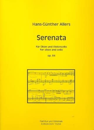 Serenata op.84 fr Oboe und Violoncello Partitur und Stimmen