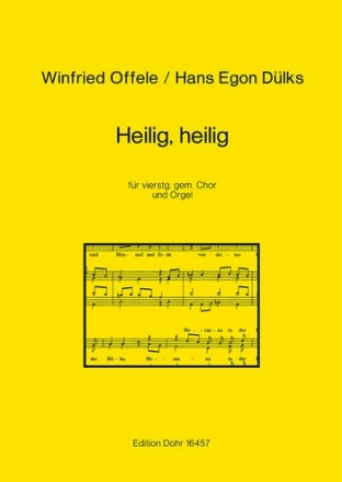 Heilig heilig fr gem Chor und Orgel Partitur
