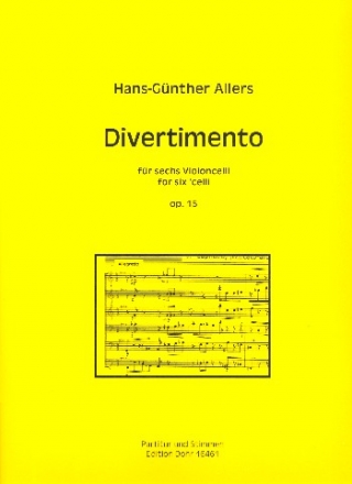 Divertimento op.15 fr 6 Violoncelli Partitur und Stimmen