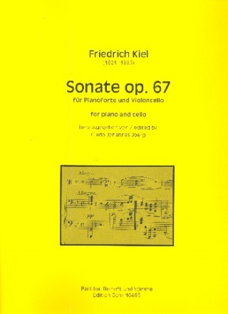 Sonate op.67 fr Violoncello und Klavier