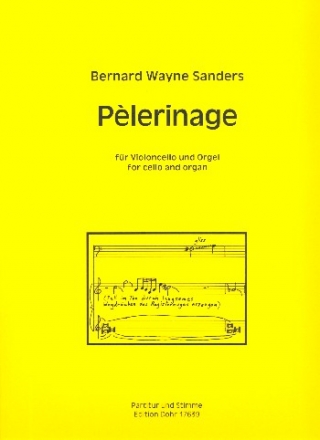 Plerinage fr Violoncello und Orgel