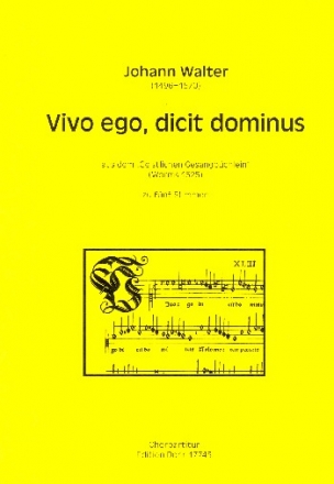 Vivo ego dicit dominus fr gem Chor a cappella Partitur