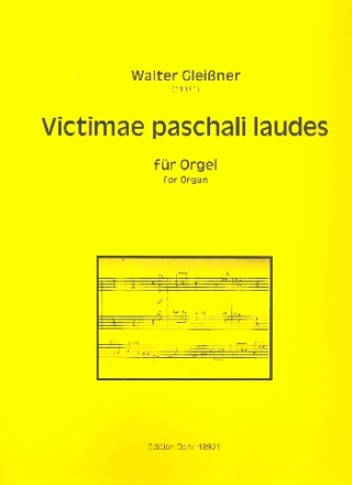 Victimae paschali laudes fr Orgel