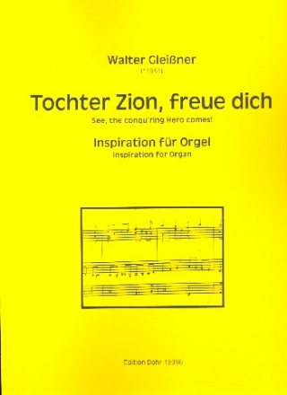 Tochter Zion freue dich fr Orgel