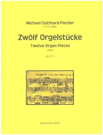 Zwlf Orgelstcke op.4/1 fr Orgel