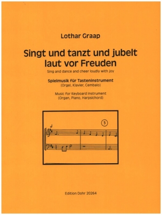 Singt und tanzt und jubelt laut vor Freuden fr Tasteninstrument