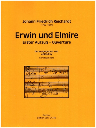 Erwin und Elmire fr Orchester Partitur