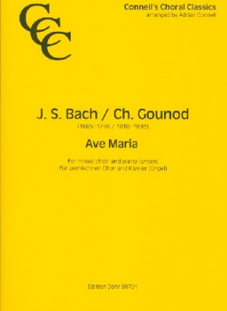 Ave Maria fr gem Chor und Klavier (Orgel) Partitur