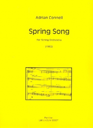 Spring Song fr Streichorchester Partitur