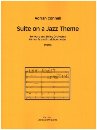 Suite on a Jazz Theme fr Harfe und Streichorchester Partitur