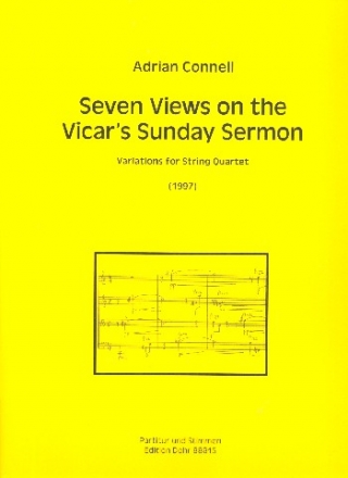 7 Views on the Vicar's Sunday Sermon fr Streichquartett Partitur und Stimmen