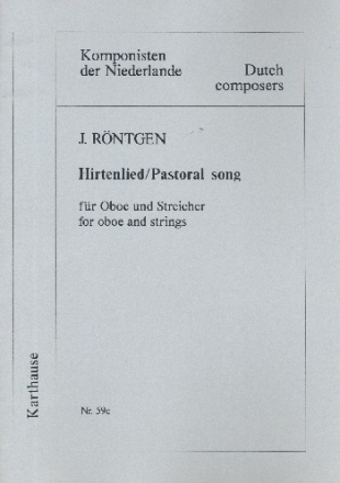 Hirtenlied/Pastoral song fr Oboe und Streicher Partitur und Stimmen (1-1-1-2)