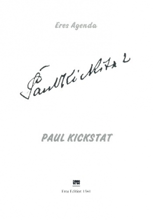Agenda Paul Kickstat Werke fr Chor