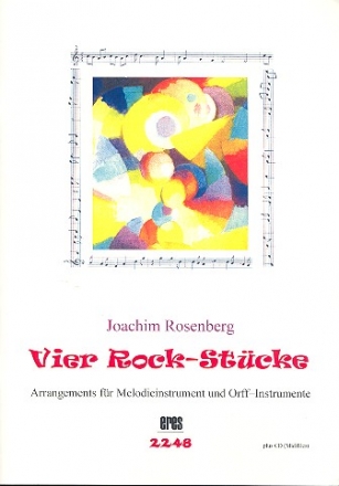 4 Rock-Stcke (+CD-ROM): fr Blockflte und Orff-Instrumente Partitur und Stimmen