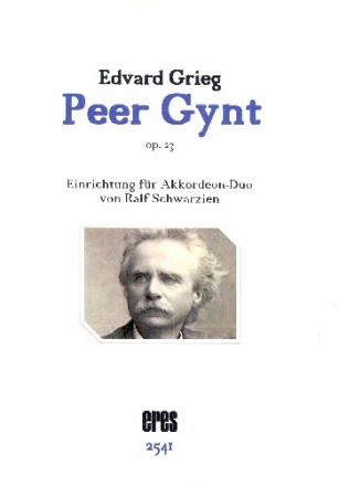 Peer Gynt op.23 fr 2 Akkordeons Partitur und Stimmen