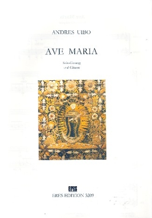 Ave Maria fr Gesang und Gitarre 2 Partituren