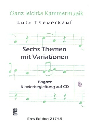 6 Themen mit Variationen ber Kinder- und Volkslieder (+CD) fr Fagott