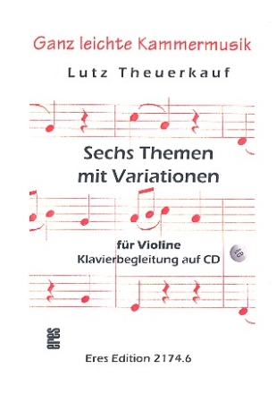 6 Themen mit Variationen ber Kinder- und Volkslieder (+CD) fr Violine
