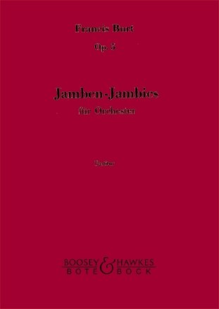 Jamben op. 5 Orchester Studienpartitur