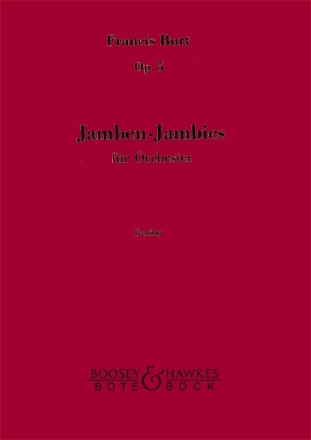 Jamben op. 5 Orchester Studienpartitur