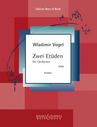 Zwei Etden Orchester Studienpartitur