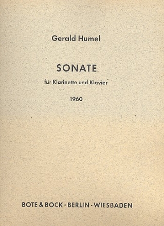 Sonate fr Klarinette und klavier