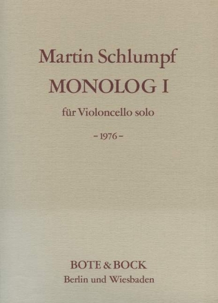 Monolog I Violoncello