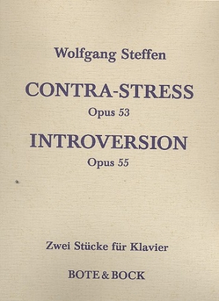 Contra-Stress op.53  und  Introversion op.55 fr Klavier