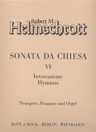 Sonata da chiesa Nr.6 fr Trompete, Posaune und Orgel Stimmen