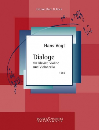 Dialoge Klaviertrio Partitur und Stimmen