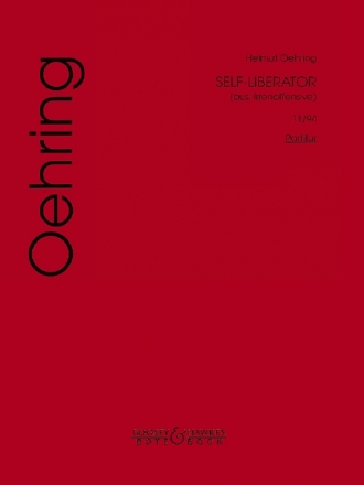 Self-Liberator 2 Soli (Deutsche Gebrdensprache), Stimmen und Ensemble Partitur