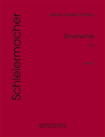 Zeremonie Ensemble Partitur