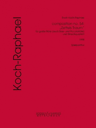 composition no. 54 Flte und Streichquartett Spielpartitur