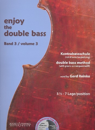 Enjoy the Double Bass vol.3 (+CD-ROM) (mit Klavierbegleitung zum Ausdrucken) 