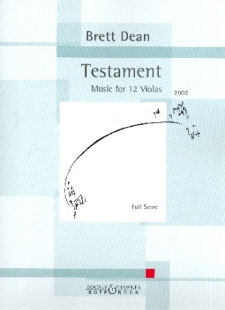 Testament for 12 violas score