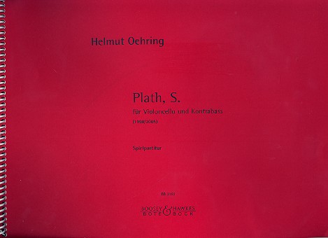 Plath, S. fr Violoncello und Kontrabass Spielpartitur