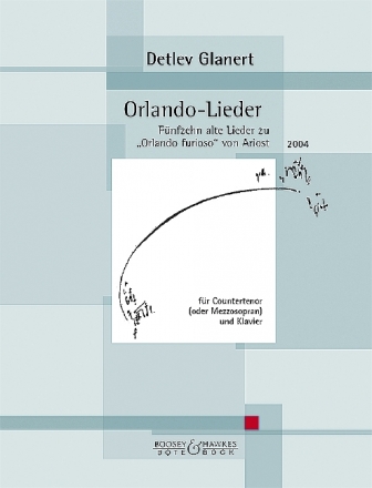 Orlando-Lieder fr Countertenor (Mezzosopran) und Klavier Partitur