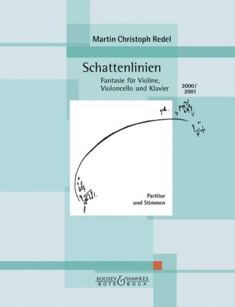 Schattenlinien op. 53 Klaviertrio Partitur und Stimmen